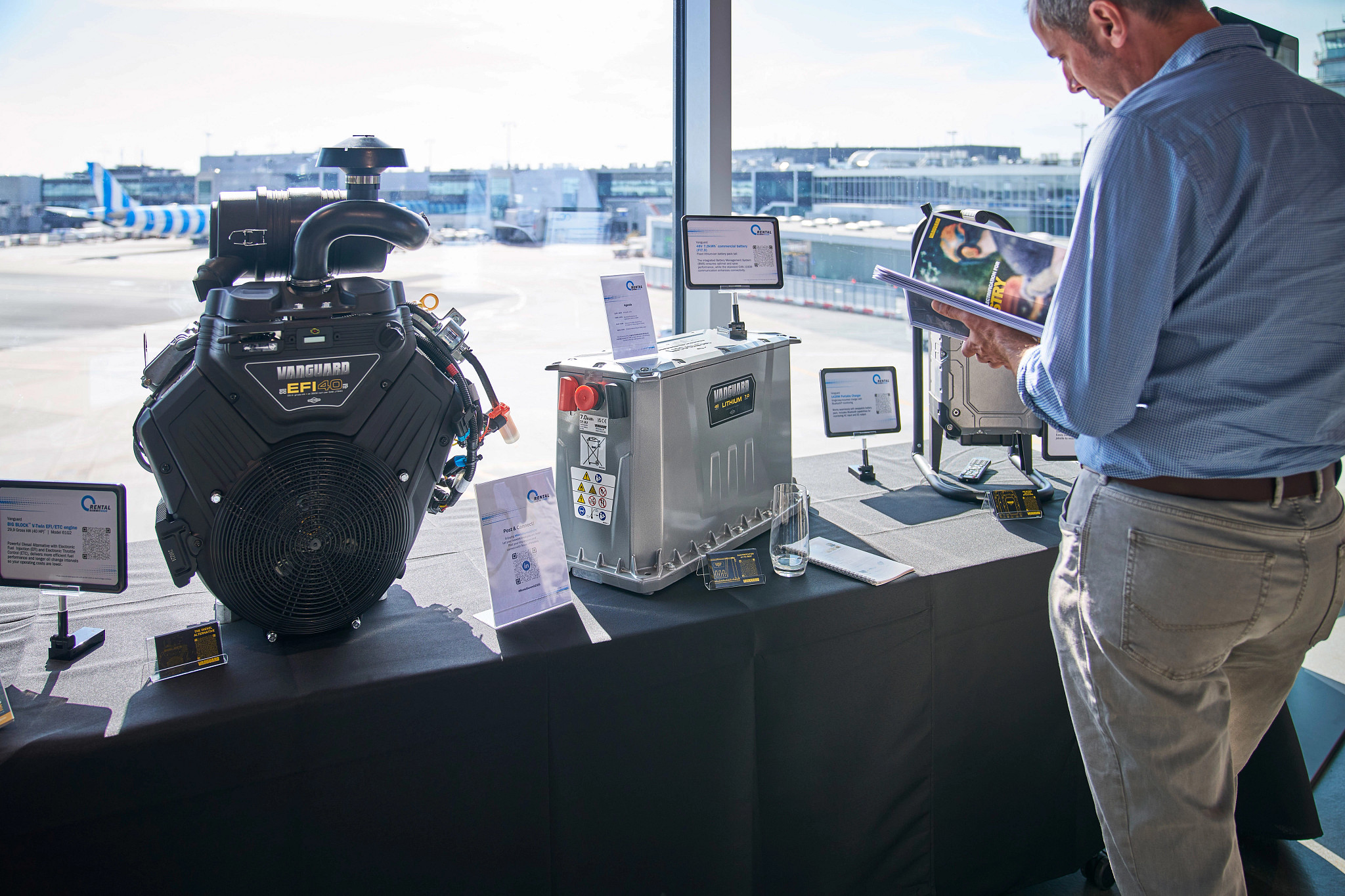 Vanguard-motor en accuoplossingen op Rental Summit 2026
